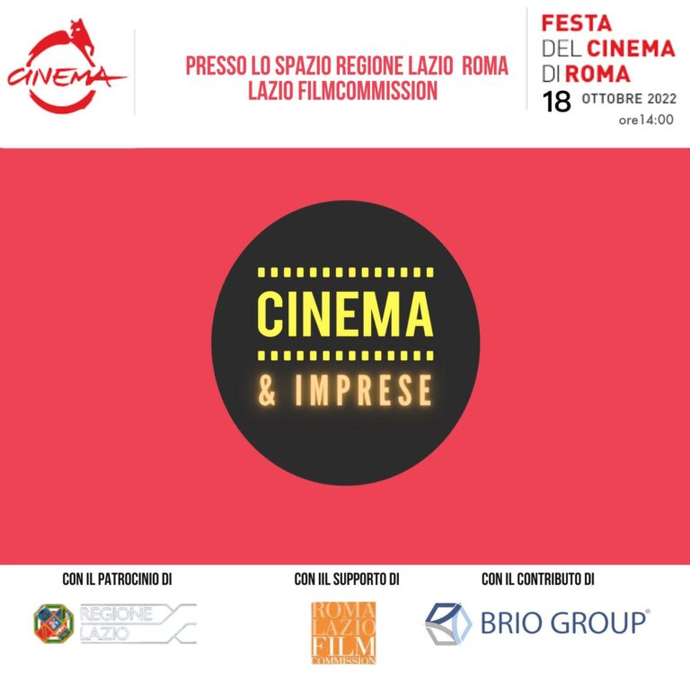 CINEMA&IMPRESE alla Festa del Cinema di Roma