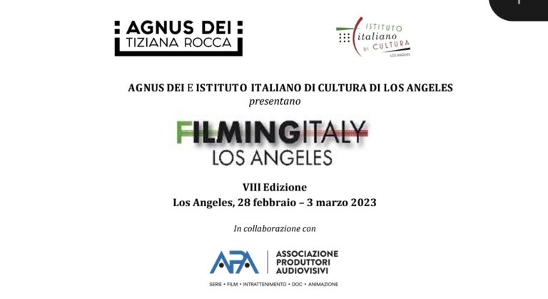 Al via l’ottava edizione di Filming Italy – Los Angeles